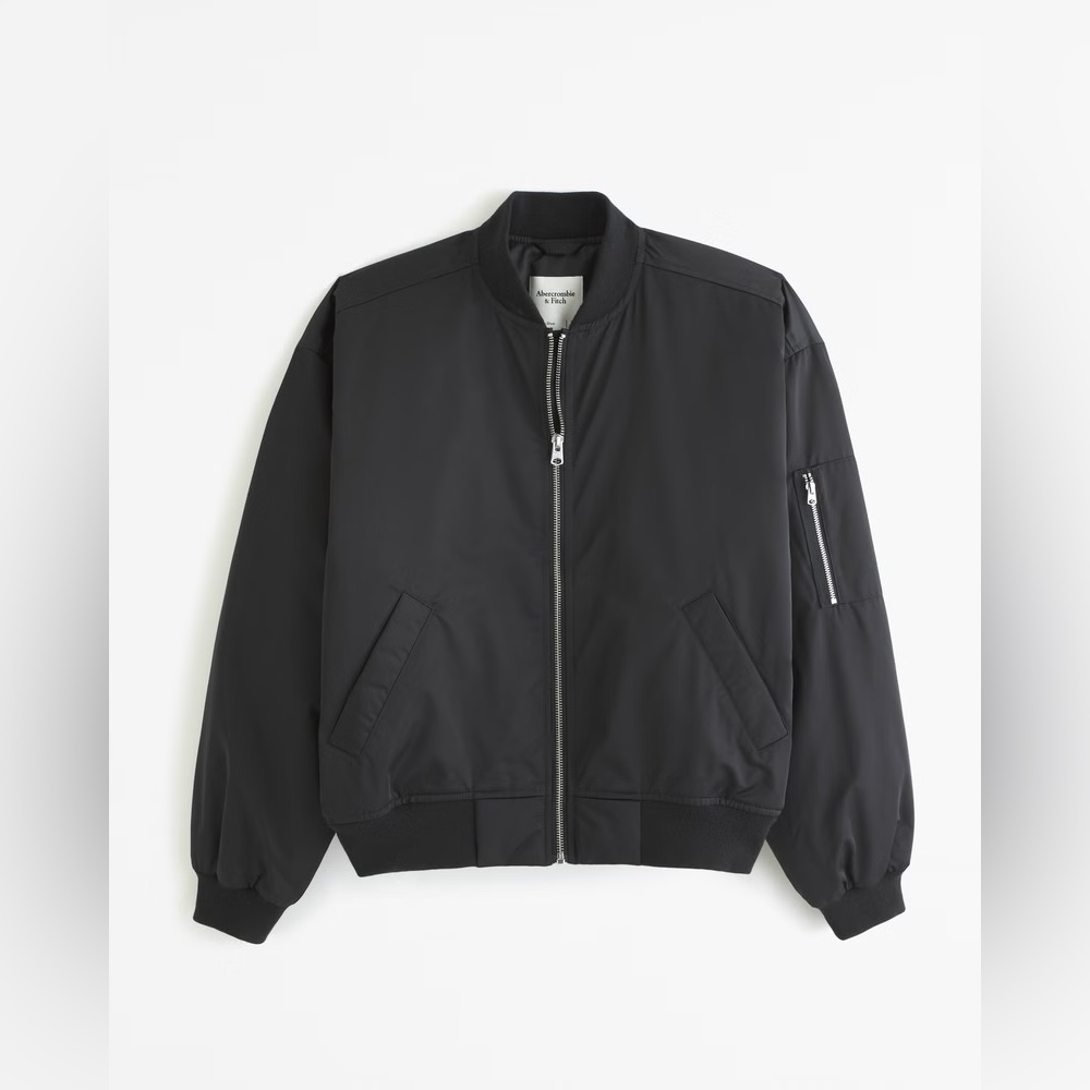 Abercrombie Nylon Bomber Jacket NWT